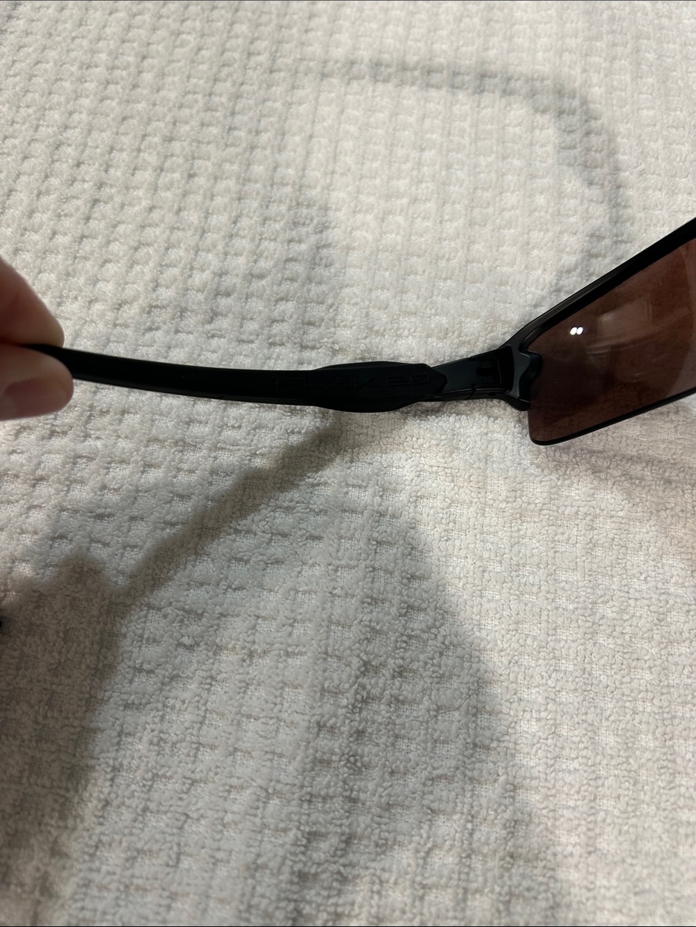 Oakley flak 2.0 black matte sunglasses w/ prizm deep water polarized lenses - Picture 6 of 14